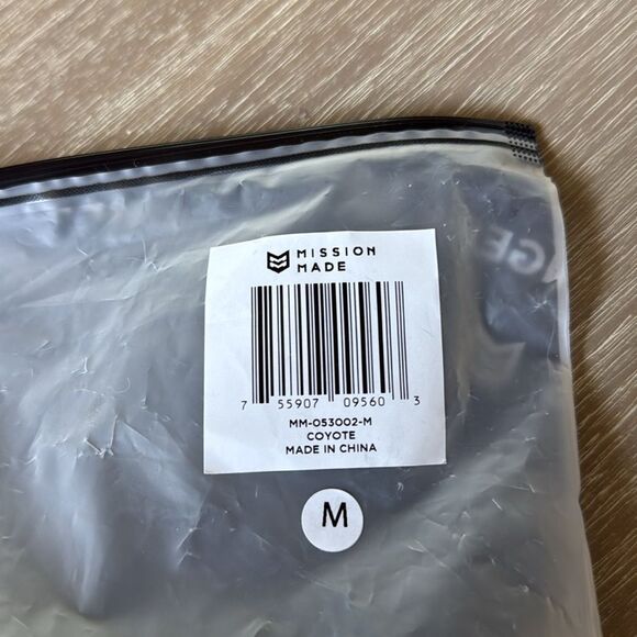 Mission Made Soft Shell men’s Jacket Coyote Color size M NWT in packaging - Picture 5 of 7